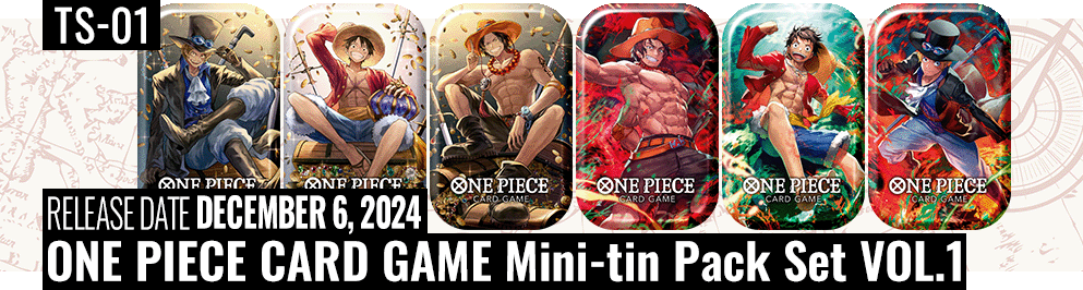 ONE PIECE CARD GAME Mini-tin Pack Set VOL.1