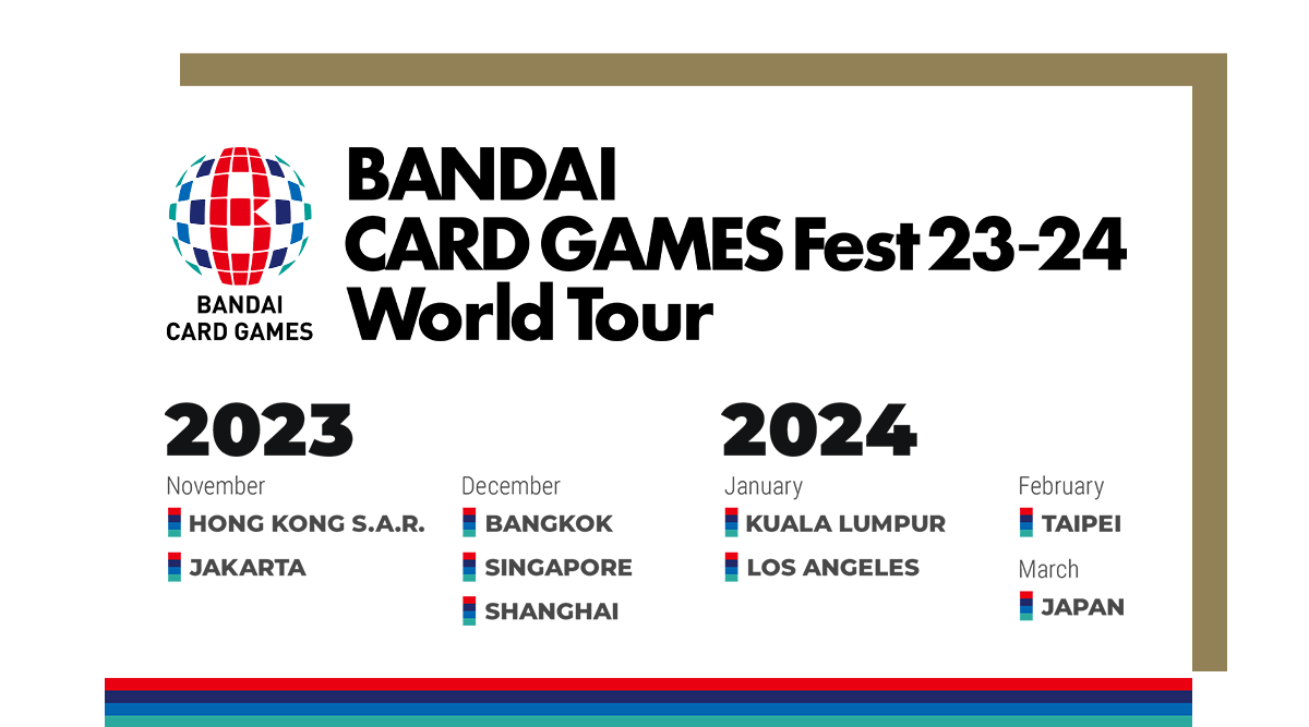 [จบแล้ว]BANDAI CARD GAMES Fest23-24 World Tour in Bangkok